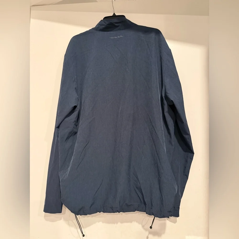 Travis Mathew Jacket men's XXL Full Zip Performance Stretch Blue Golf